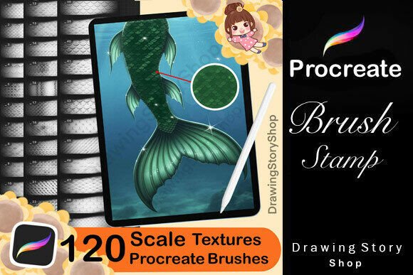 120 Procreate Scale Textures Brushes: A Creative Toolkit for Digital Artists
