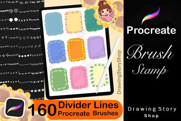 160 Divider Lines Procreate Brushes: A Practical Tool for Digital Artists and Designers