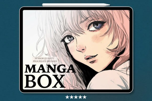 30 Manga Brushes for Procreate