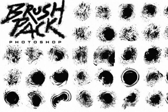 32 Splatter Ink Photoshop Brushes – A Creative Tool Done Right