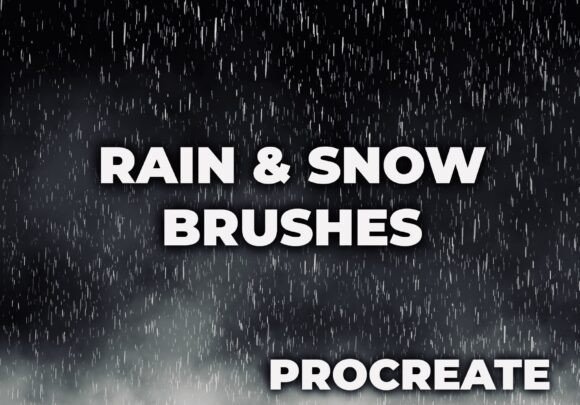 Enhance Your Digital Art with Rain and Snow Brushes for Procreate