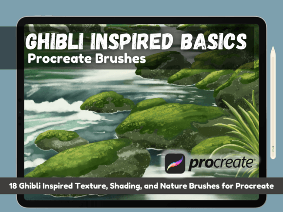 Ghibli-Inspired Basics Procreate Brushes: A Thoughtful Choice for Digital Artists
