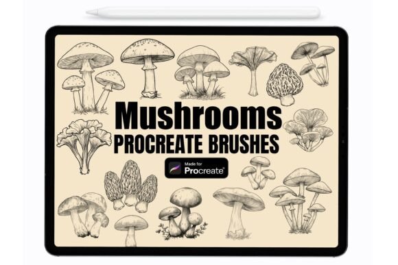 Mushrooms Procreate Stamps Brushes: Creative Possibilities for Artists and Designers