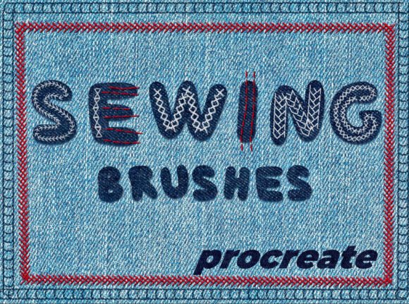Sewing Brushes for Procreate: Digital Embroidery Made Simple