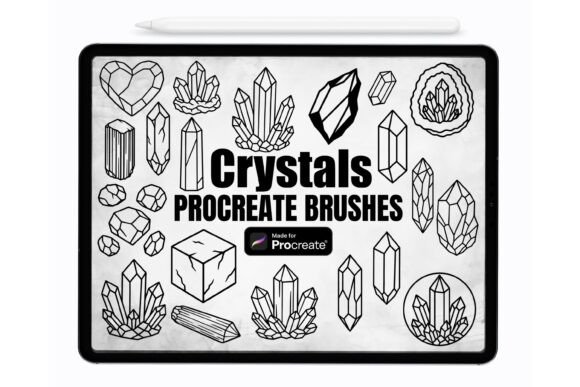 Unlocking Creativity with Crystals Procreate Brushes Stamps: A Must-Have Tool for Digital Artists and Designers